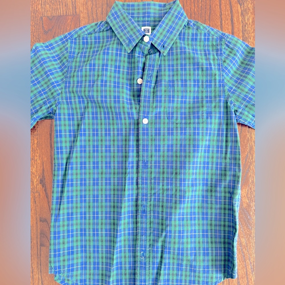 Boys Janie and Jack cotton button down size 8